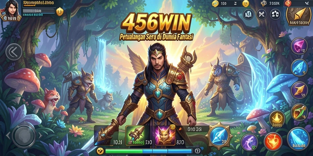 Gameplay seru di dunia petualangan 456WIN yang penuh warna.