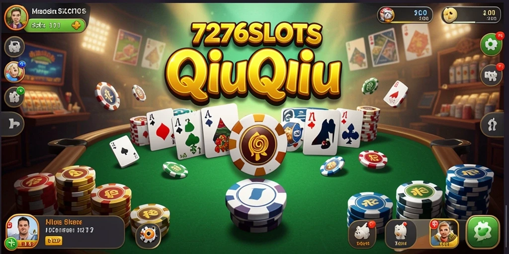 Screenshot gameplay 7276SLOTS menampilkan keseruan permainan QiuQiu.