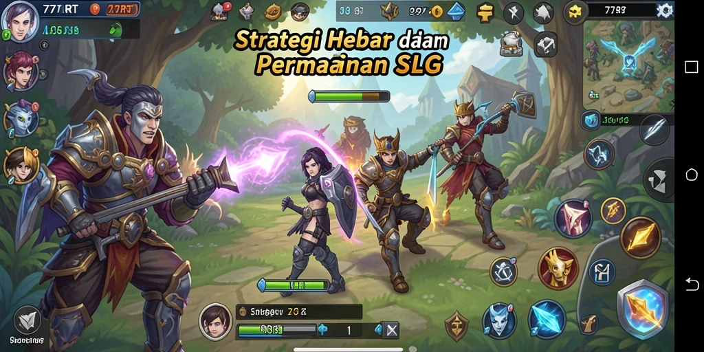 Gameplay seru dan strategi mendalam dalam 77RT.