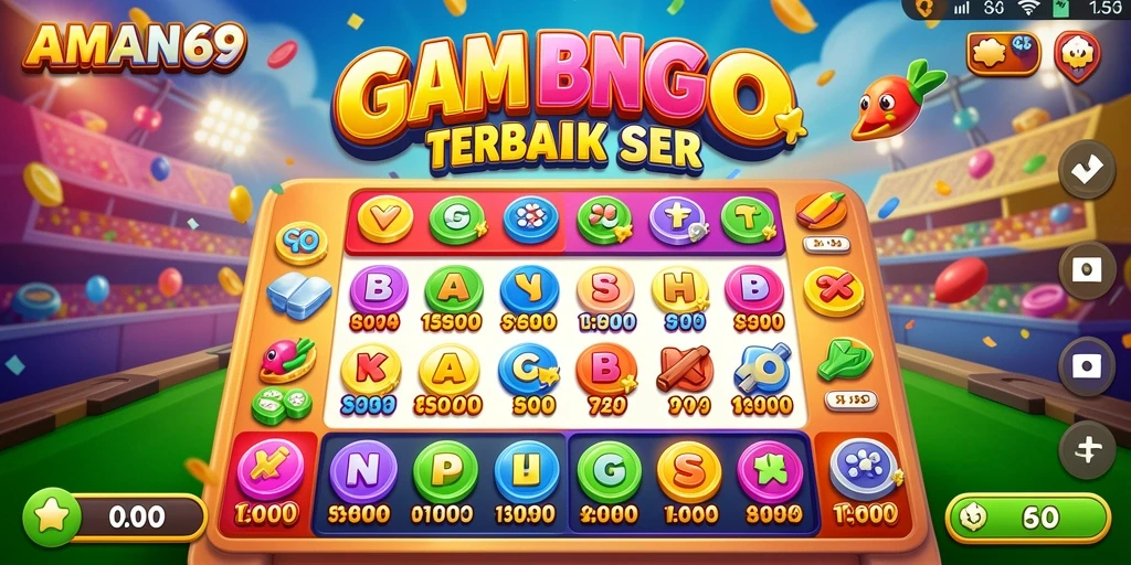 Tampilan gameplay AMAN69 yang menarik saat bermain Bingo.