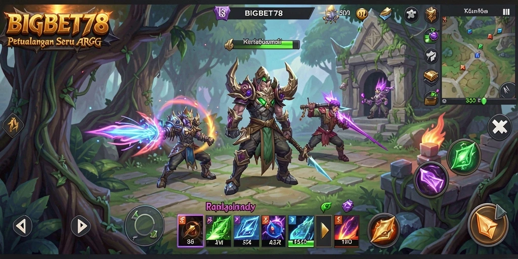 Tampilan gameplay <strong>BIGBET78</strong> yang memukau dan menantang.