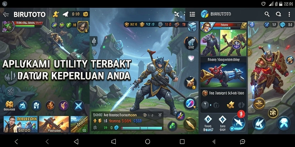 Tampilan antarmuka BIRUTOTO yang penggunaannya sederhana dan efisien.