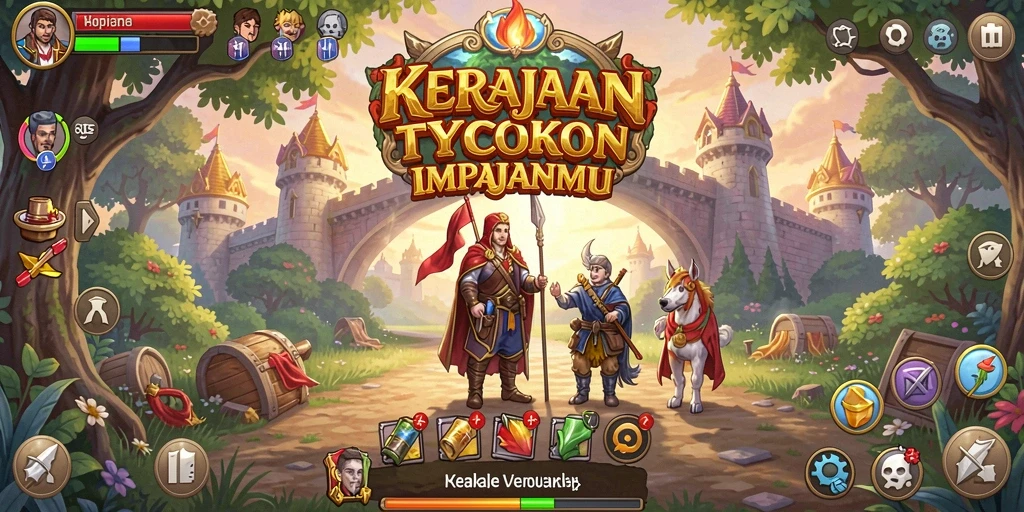 Tampilan gameplay D06 yang penuh warna dan menarik.