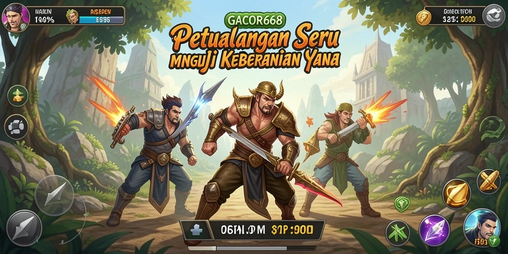 Screenshot menampilkan aksi petualangan GACOR668 yang menegangkan.
