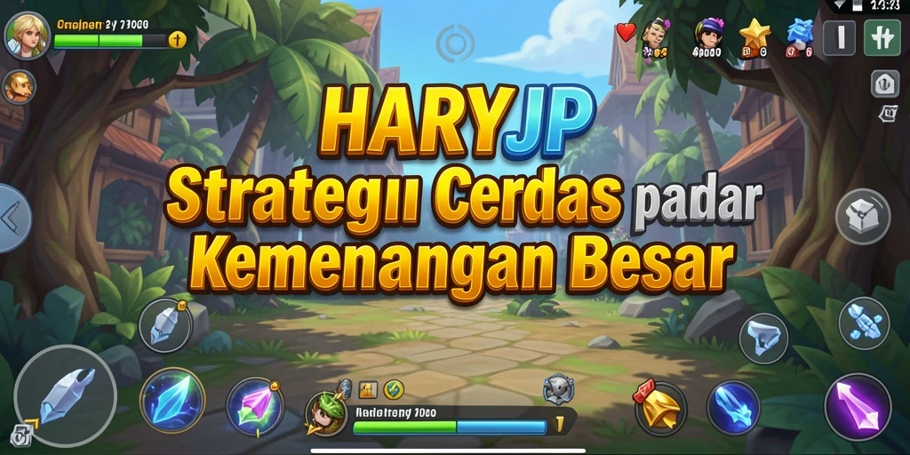 Tangkapan layar permainan <strong>HARAPJP</strong> menampilkan aksi strategi yang mendebarkan.