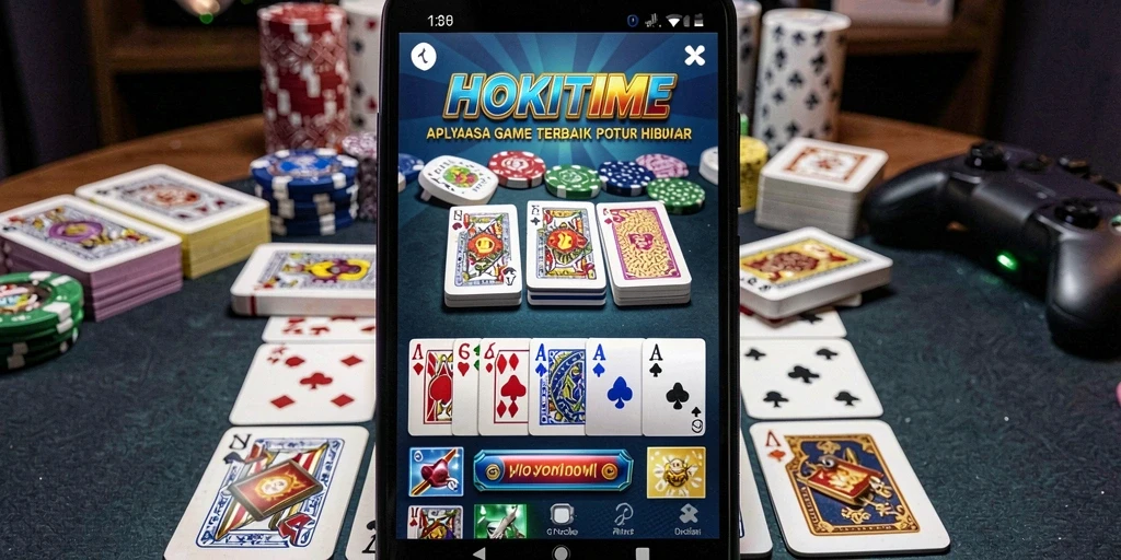Tampilan gameplay domino HOKITIME yang seru dan menarik.