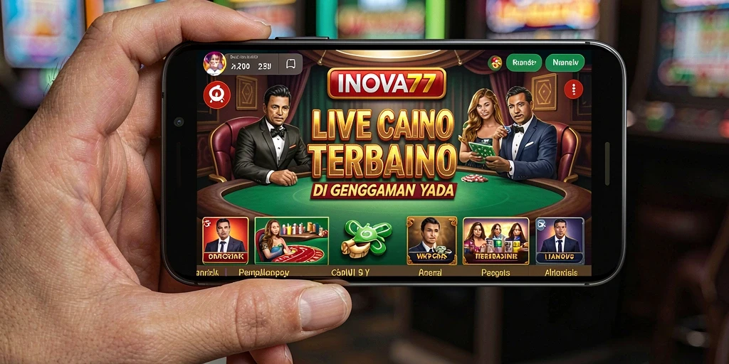 Gameplay seru di INOVA77 dengan dealer langsung yang profesional.