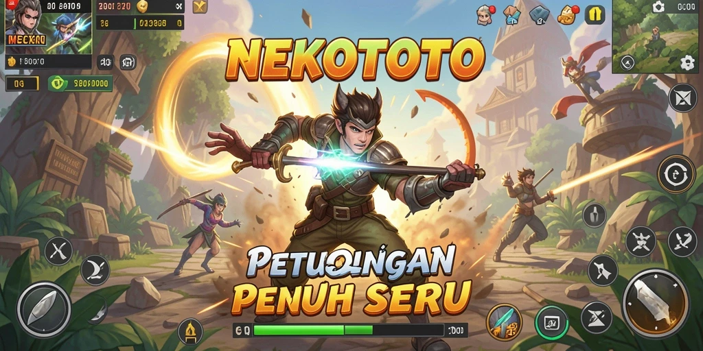 Gameplay seru NEKOTOTO dengan aksi mendebarkan.