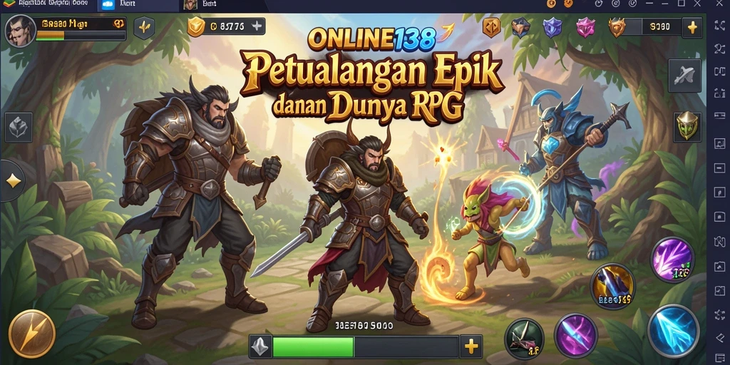 Tampilan gameplay RPG yang mengesankan dan dinamis.