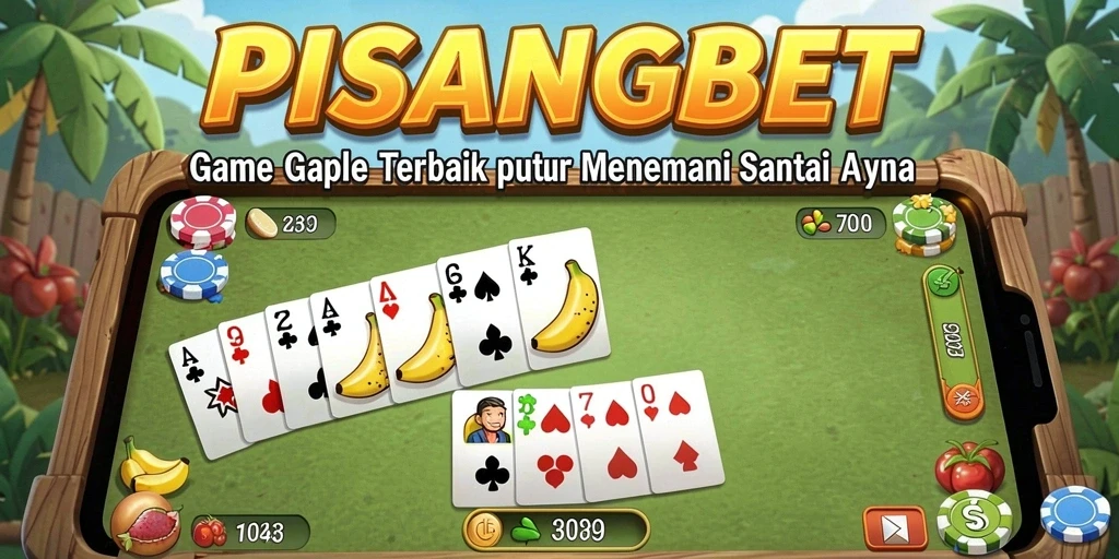 Tampilan gameplay Gaple yang menarik dan interaktif di PISANGBET.