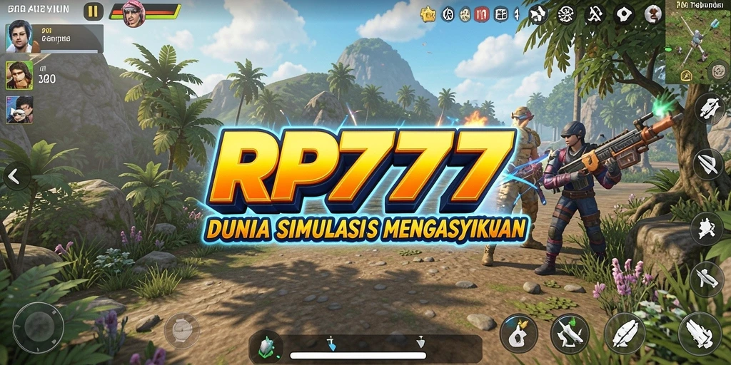 Tampilan gameplay menarik dari RP777 yang menghadirkan simulasi yang mendalam.