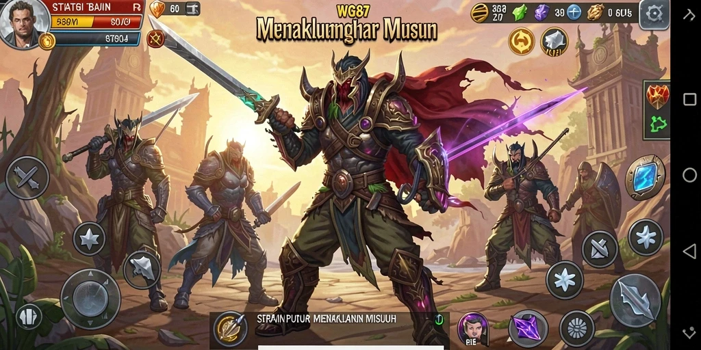 Tampilan gameplay WG87 yang menegangkan dan penuh strategi.